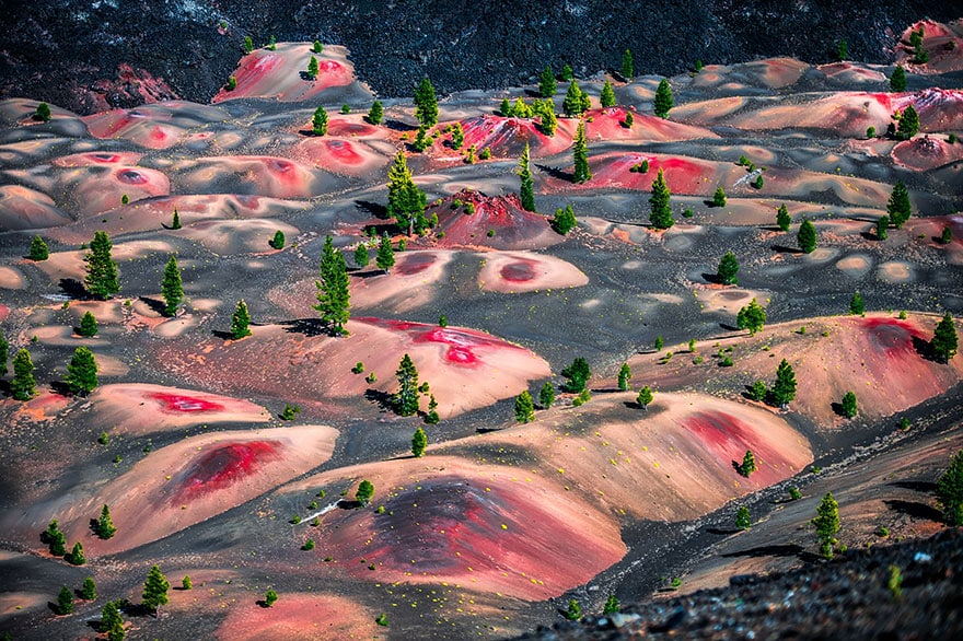 Bemalte Dunes, Lassen vulkanischer Nationalpark, USA