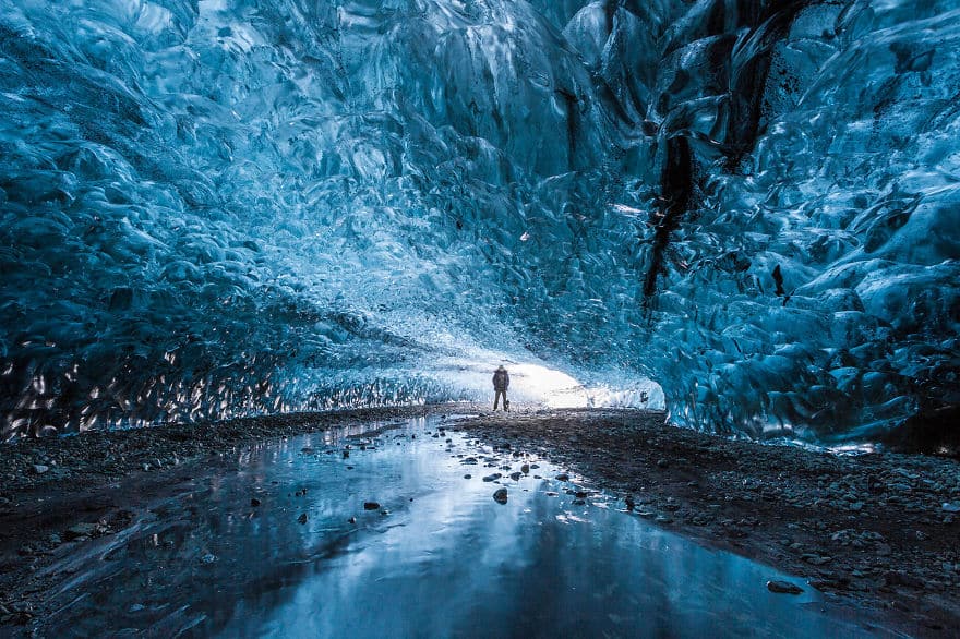 Eishöhle In Island