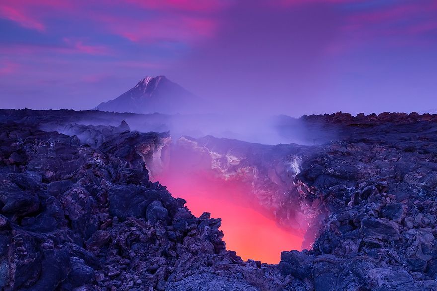 Fenster zur Hölle, Kamchatka, Russland