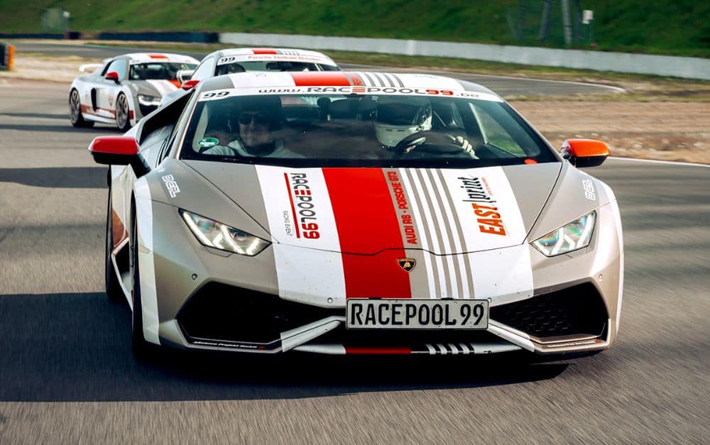 Lamborghini fahren mit dem Gutschein von Racepool99
