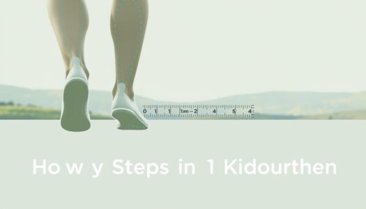 wie viele schritte sind 1 km