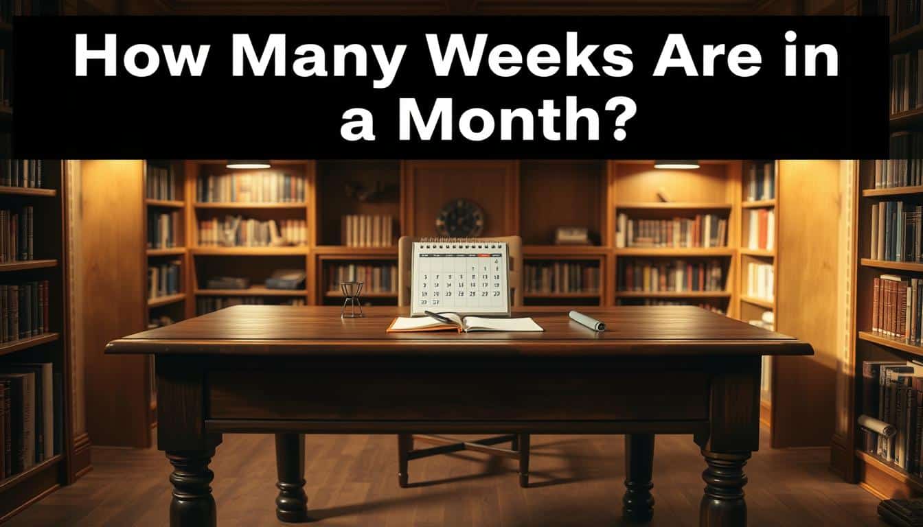 wie viele wochen hat ein monat