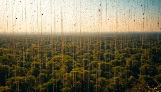 Spinnenregen Australien