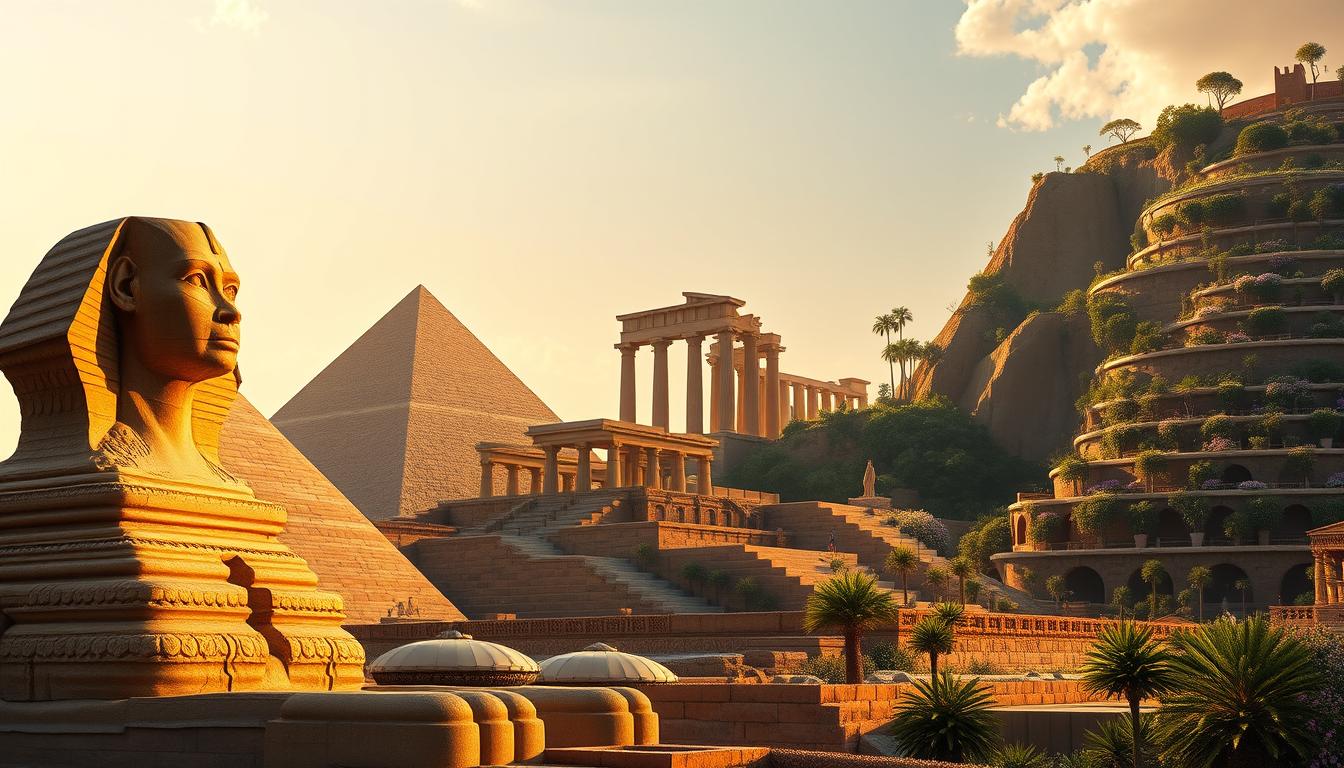 Was sind die sieben Weltwunder der Antike?