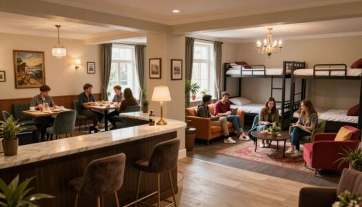 Was ist der Unterschied zwischen Hotel, Pension und Hostel?