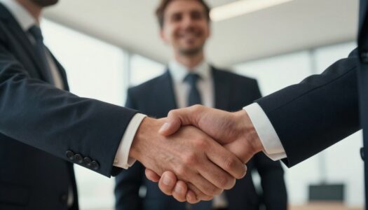 Woher kommt der Handschlag?
